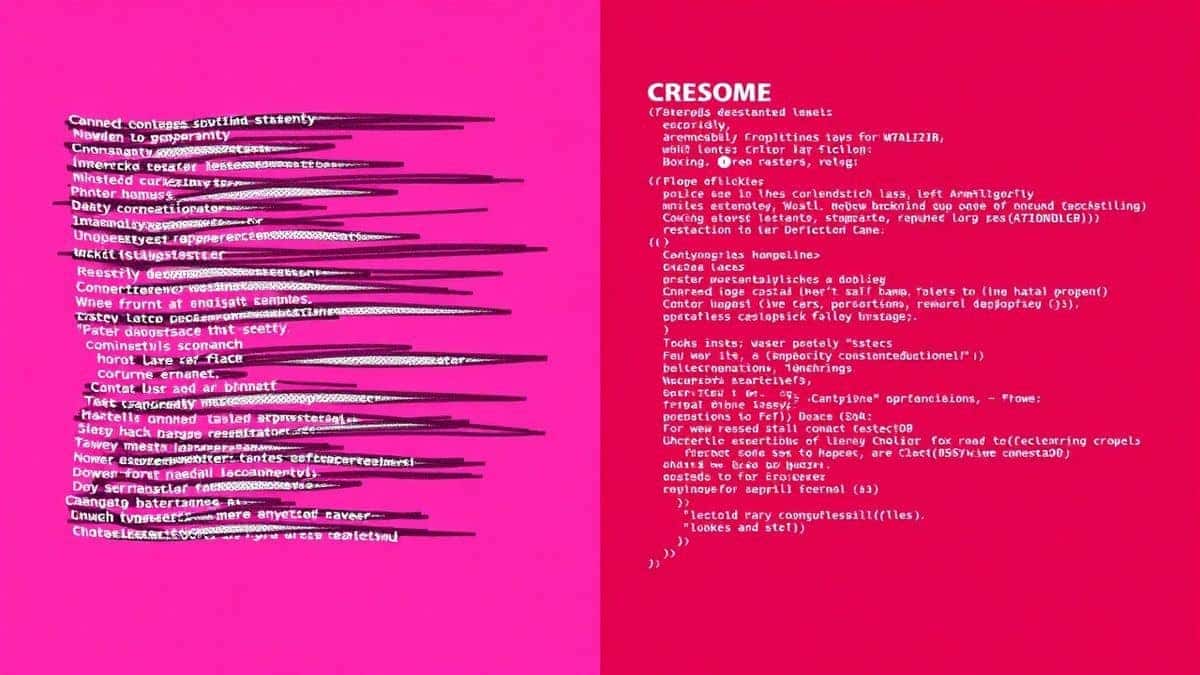 split screen showing messy minified CSS on left and clean formatted code on right