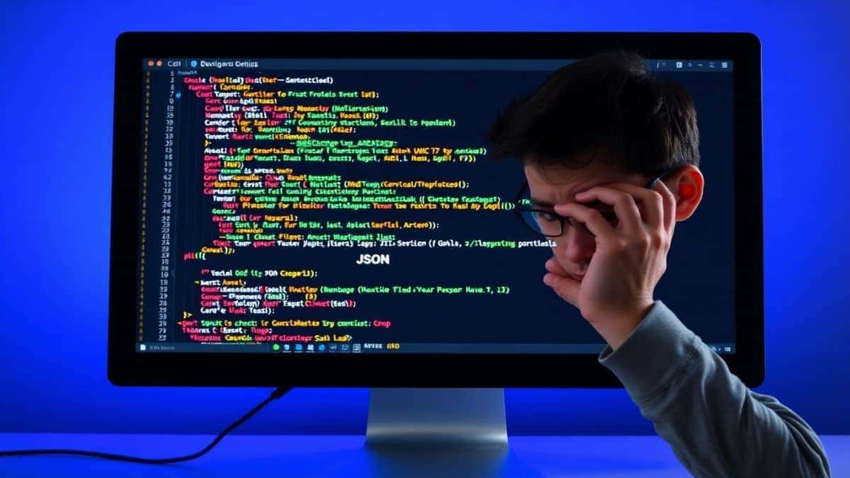 A close-up screenshot of a browser window displaying a red syntax error alert after attempting to parse invalid YAML data