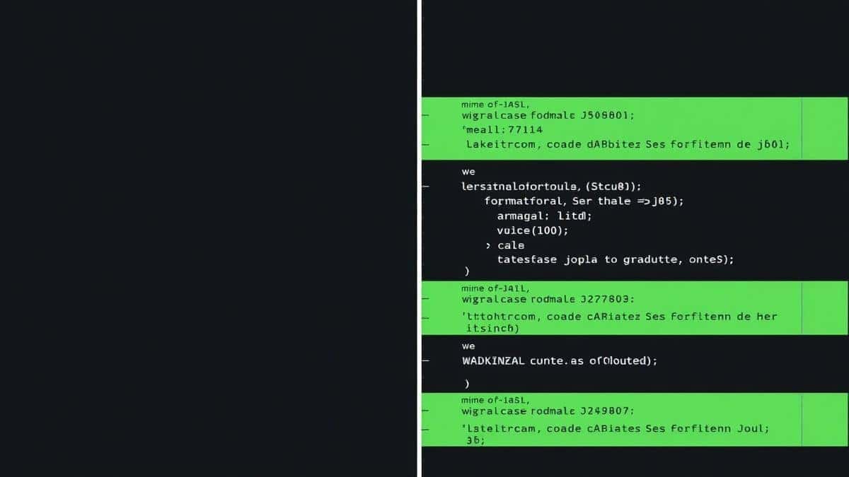 split screen showing original formatted json and minified result with size comparison