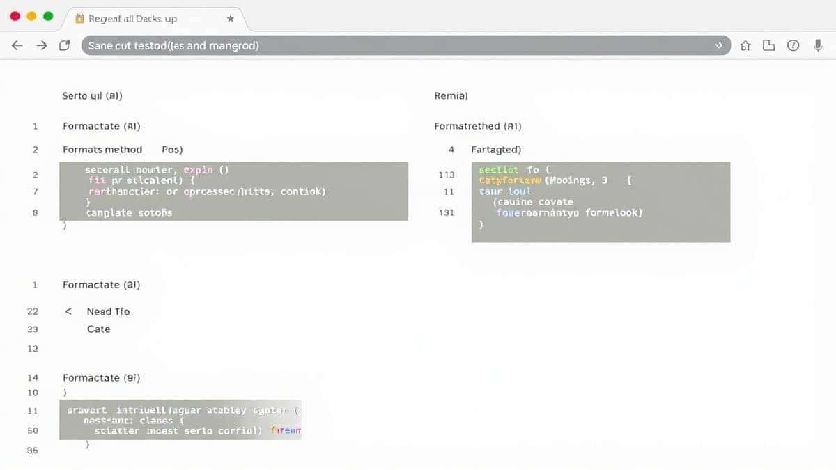 clean browser interface showing f-string and format method tabs with real-time output preview