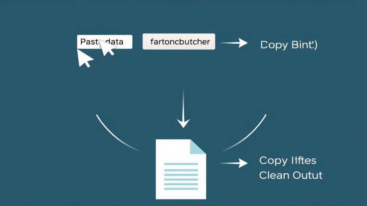split screen showing original JavaScript code on left and minified compressed output on right with statistics display